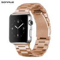 Λουράκι Stainless Steel Bracelet Sonique Classic για Apple Watch (38/40/41MM) Μπρονζέ