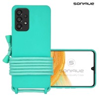 Θήκη Σιλικόνης με Κορδόνι CarryHang Sonique Samsung Galaxy A33 5G Γαλάζιο