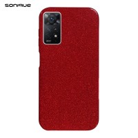 Θήκη Σιλικόνης Sonique Shiny Xiaomi Redmi Note 11 Pro 4G/5G / Redmi Note 12 Pro 4G Κόκκινο