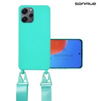 Θήκη Σιλικόνης με Strap CarryHang Sonique Xiaomi Redmi 12 4G / Redmi 12 5G Γαλάζιο