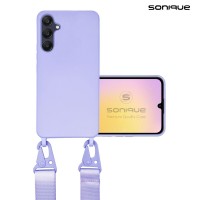 Θήκη Σιλικόνης με Strap CarryHang Sonique Samsung Galaxy A25 5G Λιλά