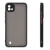 Θήκη Σιλικόνης Color Button Bumper Sonique Realme C11 2021 Μαύρο
