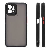Θήκη Σιλικόνης Color Button Bumper Sonique Realme C31 Μαύρο