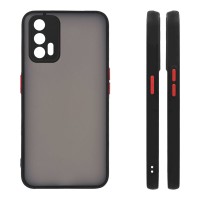 Θήκη Σιλικόνης Color Button Bumper Sonique Realme GT 5G Μαύρο