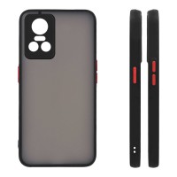 Θήκη Σιλικόνης Color Button Bumper Sonique Realme GT Neo 3 5G Μαύρο
