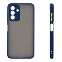Θήκη Σιλικόνης Color Button Bumper Sonique Samsung Galaxy A13 5G / Galaxy A04s Μπλέ