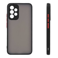Θήκη Σιλικόνης Color Button Bumper Sonique Samsung Galaxy A32 4G Μαύρο