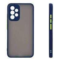 Θήκη Σιλικόνης Color Button Bumper Sonique Samsung Galaxy A32 4G Μπλέ