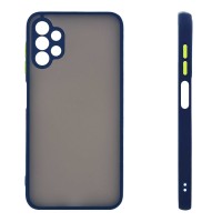 Θήκη Σιλικόνης Color Button Bumper Sonique Samsung Galaxy A32 5G Μπλέ