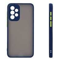 Θήκη Σιλικόνης Color Button Bumper Sonique Samsung Galaxy A33 5G Μπλέ