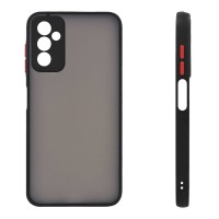 Θήκη Σιλικόνης Color Button Bumper Sonique Samsung Galaxy M13 4G Μαύρο