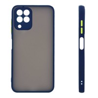 Θήκη Σιλικόνης Color Button Bumper Sonique Samsung Galaxy M33 5G Μπλέ