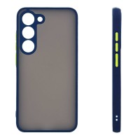 Θήκη Σιλικόνης Color Button Bumper Sonique Samsung Galaxy S23 FE Μπλέ