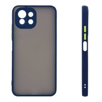 Θήκη Σιλικόνης Color Button Bumper Sonique Xiaomi Mi 11 Lite 4G / Mi 11 Lite 5G Μπλέ