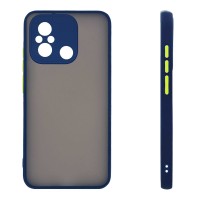Θήκη Σιλικόνης Color Button Bumper Sonique Xiaomi Redmi 12C Μπλέ