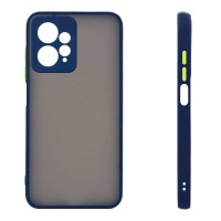 Θήκη Σιλικόνης Color Button Bumper Sonique Xiaomi Redmi Note 12 4G Μπλέ