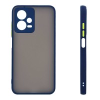 Θήκη Σιλικόνης Color Button Bumper Sonique Xiaomi Redmi Note 12 Pro Plus Μπλέ