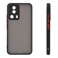 Θήκη Σιλικόνης Color Button Bumper Sonique Xiaomi Xiaomi 13 Lite 5G Μαύρο