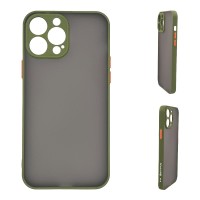 Θήκη Σιλικόνης Color Button Bumper Sonique Apple iPhone 15 Pro Max Πράσινο Ανοιχτό