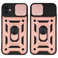Θήκη Ring Armor CamPro Sonique για Apple iPhone 11 Ροζ Χρυσό
