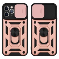 Θήκη Ring Armor CamPro Sonique για Apple iPhone 11 Pro Ροζ Χρυσό