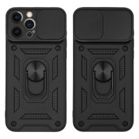 Θήκη Ring Armor CamPro Sonique για Apple iPhone 12 Pro Max Μαύρο