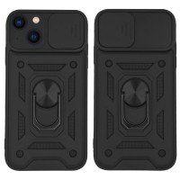 Θήκη Ring Armor CamPro Sonique για Apple iPhone 13 Μαύρο