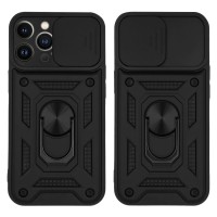 Θήκη Ring Armor CamPro Sonique για Apple iPhone 13 Pro Μαύρο
