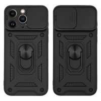 Θήκη Ring Armor CamPro Sonique για Apple iPhone 13 Pro Max Μαύρο