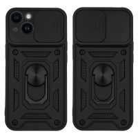 Θήκη Ring Armor CamPro Sonique για Apple iPhone 14 Μαύρο
