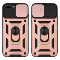 Θήκη Ring Armor CamPro Sonique για Apple iPhone 7 Plus / iPhone 8 Plus Ροζ Χρυσό