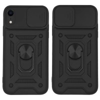 Θήκη Ring Armor CamPro Sonique για Apple iPhone XR Μαύρο