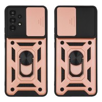 Θήκη Ring Armor CamPro Sonique για Samsung Galaxy A13 4G Ροζ Χρυσό