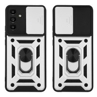 Θήκη Ring Armor CamPro Sonique για Samsung Galaxy A13 5G / Galaxy A04s Ασημί
