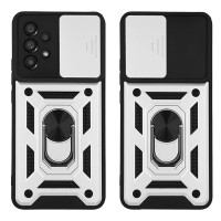 Θήκη Ring Armor CamPro Sonique για Samsung Galaxy A23 5G / Galaxy A23 4G Ασημί