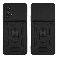 Θήκη Ring Armor CamPro Sonique για Samsung Galaxy A23 5G / Galaxy A23 4G Μαύρο