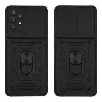 Θήκη Ring Armor CamPro Sonique για Samsung Galaxy A32 4G Μαύρο