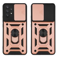 Θήκη Ring Armor CamPro Sonique για Samsung Galaxy A32 4G Ροζ Χρυσό