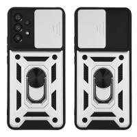 Θήκη Ring Armor CamPro Sonique για Samsung Galaxy A33 5G Ασημί