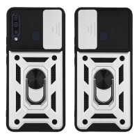 Θήκη Ring Armor CamPro Sonique για Samsung Galaxy A50 / Galaxy A50S / Galaxy A30S Ασημί