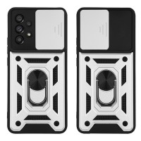 Θήκη Ring Armor CamPro Sonique για Samsung Galaxy A53 5G Ασημί