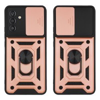Θήκη Ring Armor CamPro Sonique για Samsung Galaxy M13 4G Ροζ Χρυσό