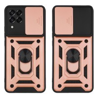Θήκη Ring Armor CamPro Sonique για Samsung Galaxy M33 5G Ροζ Χρυσό