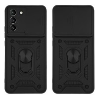 Θήκη Ring Armor CamPro Sonique για Samsung Galaxy S21 Μαύρο