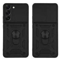 Θήκη Ring Armor CamPro Sonique για Samsung Galaxy S22 Μαύρο