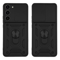 Θήκη Ring Armor CamPro Sonique για Samsung Galaxy S23 Plus Μαύρο