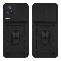 Θήκη Ring Armor CamPro Sonique για Xiaomi Poco F4 5G Μαύρο