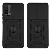 Θήκη Ring Armor CamPro Sonique για Xiaomi Redmi 9T Μαύρο