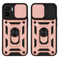 Θήκη Ring Armor CamPro Sonique για Xiaomi Redmi A1 / Redmi A2 Ροζ Χρυσό