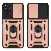 Θήκη Ring Armor CamPro Sonique για Xiaomi Redmi Note 11 4G / Redmi Note 11S Ροζ Χρυσό